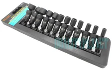 12pc 1/4" Drive Universal Ball Swivel Impact Socket Set  METRIC