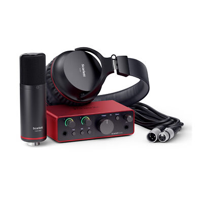 Focusrite Scarlett Solo Studio 4th Gen USB Audio Interface Scarlett Mic Pre