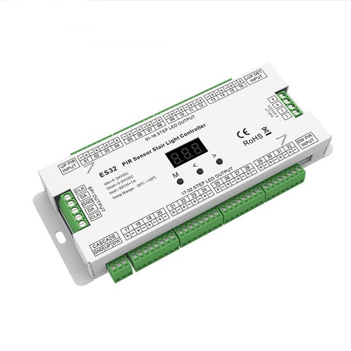 ES32 LED Stair Light Controller Dimmable Ladder RGB Pixel SPI Pir Motion Sensor - 第 8/23 張圖片