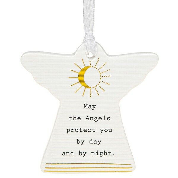 Thoughtful Words Plaque : May The Angels Protect You By Day And By Night