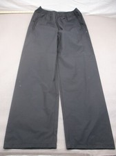 Columbia Size L Mens BLK 100 Nylon Pull On Pocket Snap Waterproof Rain Pants 309