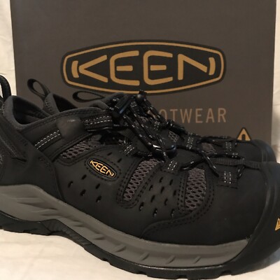 NEW KEEN Utility Men s Size 9 M Atlanta Cool 2 Steel Toe Work Shoes 1023216