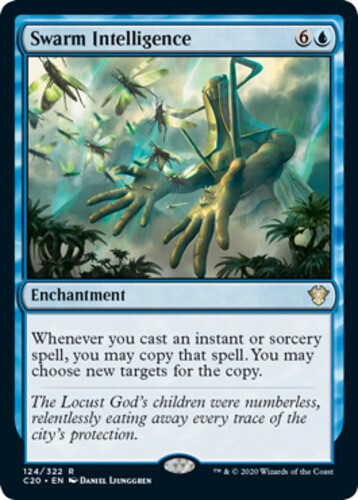 x1 Swarm Intelligence R MTG Commander 2020 M/NM, English