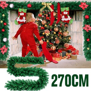 Christmas Garland Decoration Thick 2 7mx25cm Xmas Fireplace Mantel