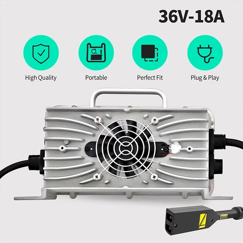 36 Volt 18Amp Golf Cart Smart Battery Charger D Style Plug for EZGO TXT Medalist - Bild 9 von 10