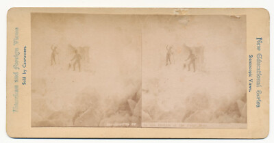  In the Haunts of the Polar Bear   Stereoview  1890s