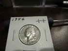 1946 - Silver USA 25 cent - circulated Washington quarter