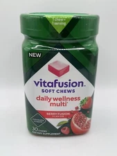 Vitafusion Soft Chews Daily Wellness Multi Berry Fusion Flavor Ex 12/2025