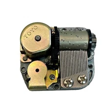 Toyo Music Box Part for Project or Replacement - Plays Song "Pearlie Shells" 