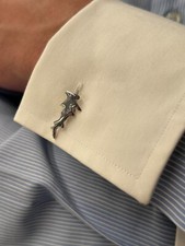 Handmade 925 Sterling Hammerhead Cufflinks,Men's,wedding,best man,suit,shark