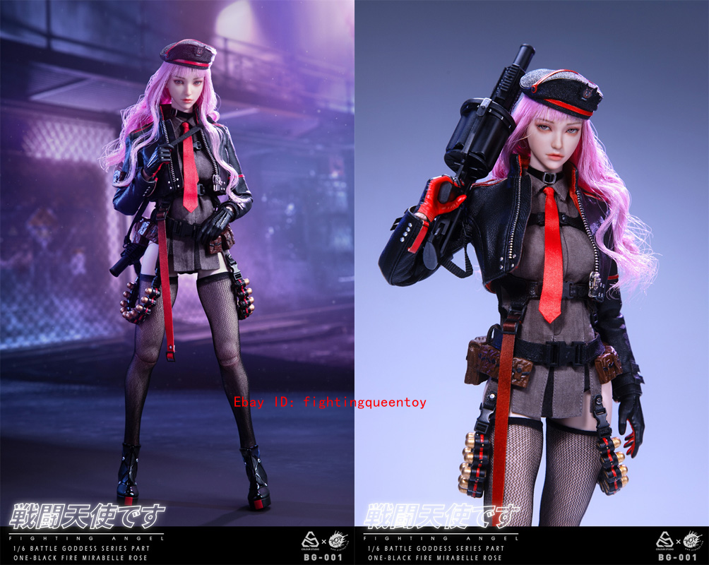 POPTOYS x COLOUR STUDIO 1/6 戦闘天使 BG-001 POPTOYS BG-001 Battle Angel Black Fire Mirabelle Rose 1/6 Action