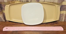 Tupperware Chip and Dip Snack Serving Tray 3 Piece Vintage 771-2