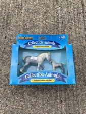 4557 1995 Ertl Farm Country Collectible Animals Chianina Bull with Calf NEW J2
