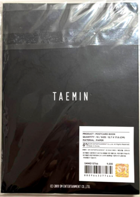 SHINee TAEMIN T1001101 1001101 2ND CONCERT Postcard book Post card