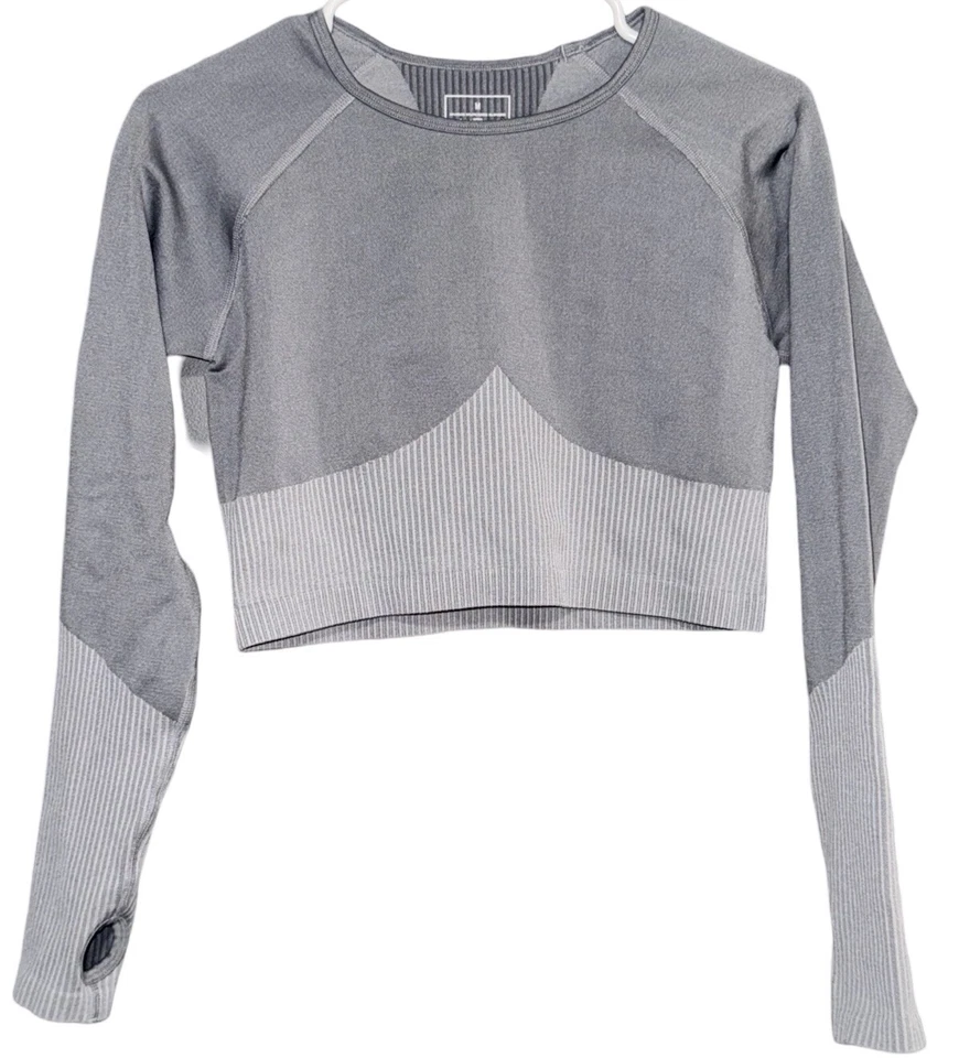 Botas de combate Curves N sin costuras talla M gris atléticas manga larga Foto 3 de 4