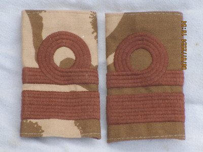 Rangschlaufen Desert ROYAL NAVY, REAR  ADMIRAL , englische Marine,55x90mm,#2