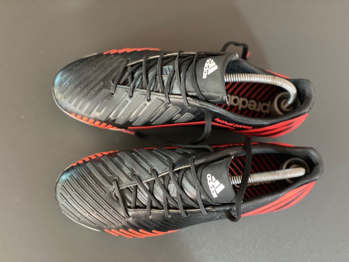 2012 adidas Predator Lethal Zones LZ SG Football Boots Size UK 6.5