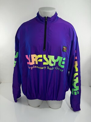 SURF STYLE Interplanetary Body Gear Vintage Shiny XL Jacket