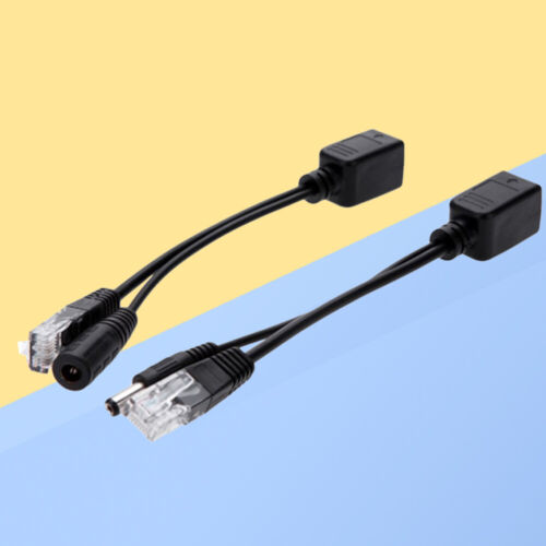 Connexion séparateur 2 pièces/ensemble adaptateur câble cuivre séparateur séparateur (noir) - Photo 1/11