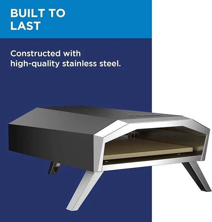 Horno para pizza Westinghouse artesanal a gas - caja abierta de acero inoxidable Foto 2 de 4