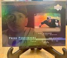 2000 Upper Deck Baseball #PP10 Alex Rodriguez Prime Performers Seattle Mariners 
