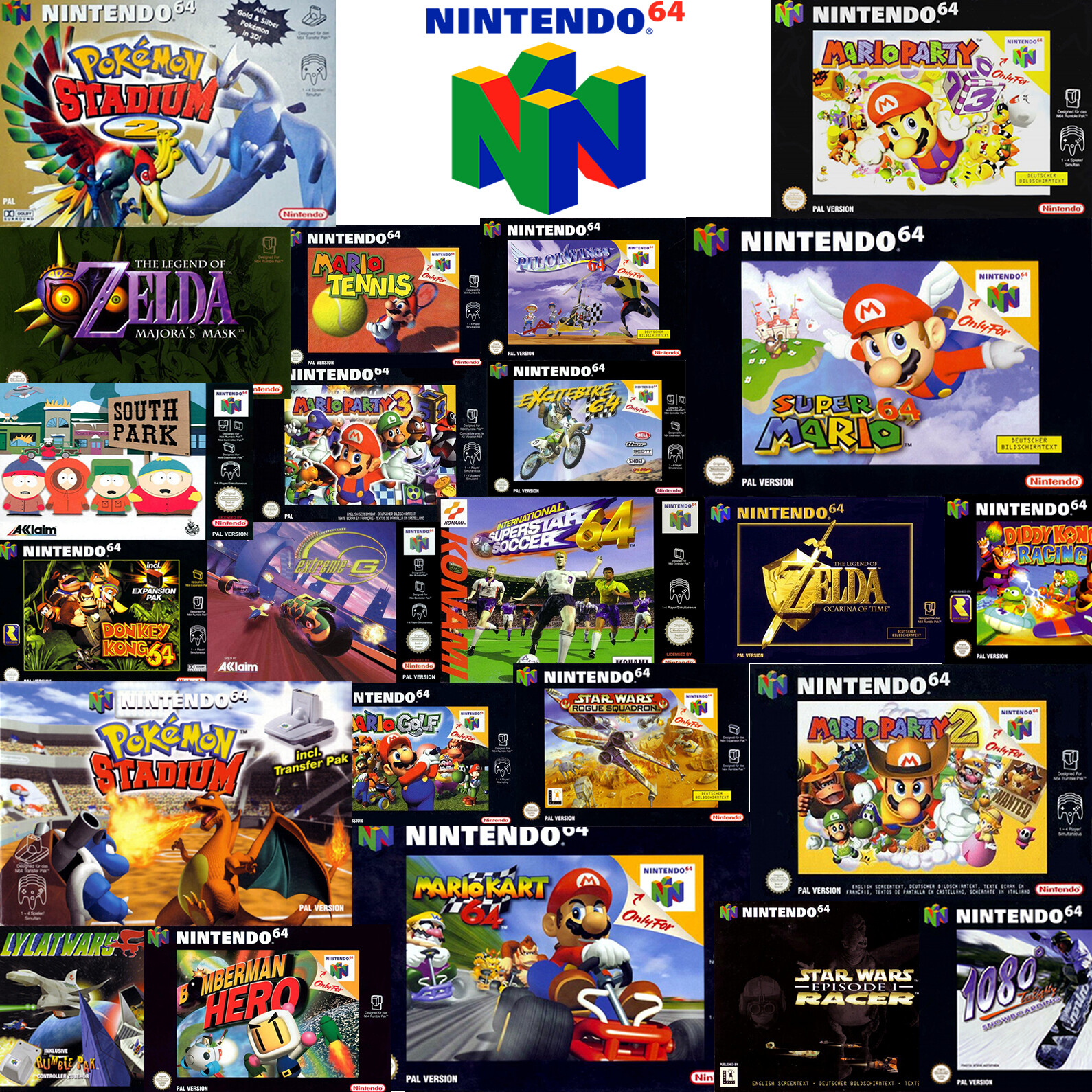 Nintendo 64 N64 Spiele Die Besten Action Jump n Run Sport Nur Modul