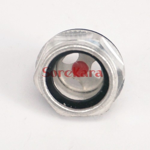 1/4" To 2" BSP NPT Male Aluminum Oil Level Sight Glass Window For Air Compressor - Picture 13 of 32