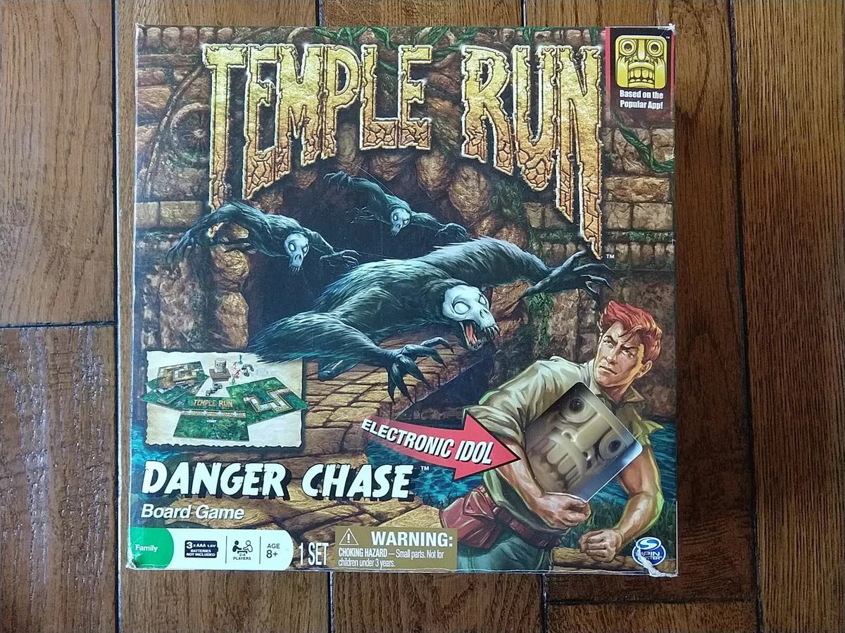 Temple Run Board Game Danger Chase Spinmaster Real time, Electronic idol  timer