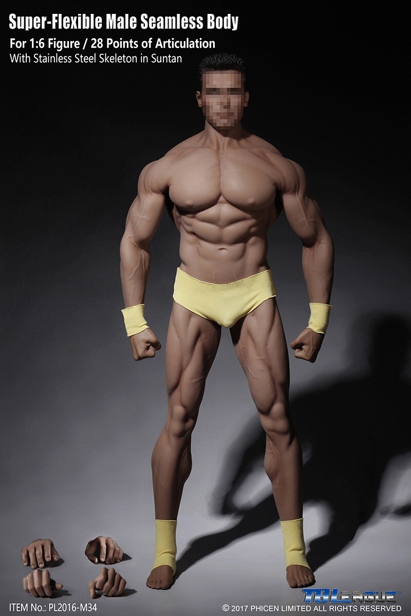 TBLeague PL2016-M34 1/6th Super Strong Seamless Body Fit 12