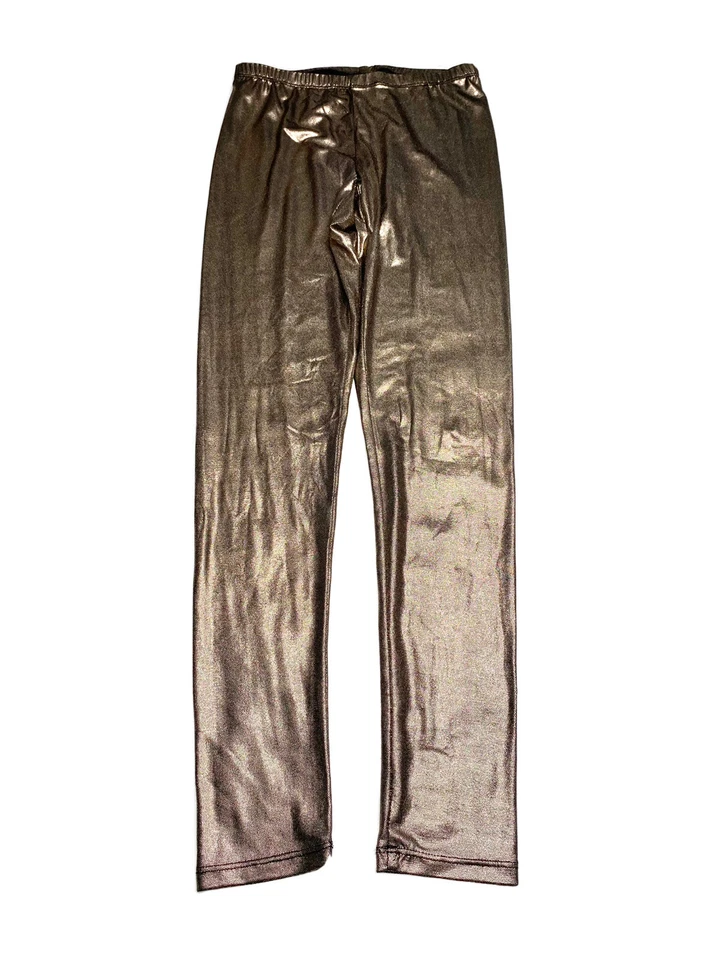 Leggings discoteca dorados Material Girl para mujer talla pequeña Foto 2 de 4