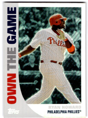 2008 Topps Own the Game Ryan Howard card OTG 14 PHILLIES