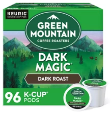 Green Mountain Coffee Dark Magic, Keurig K-Cup Pod, Dark Roast, 96 Count