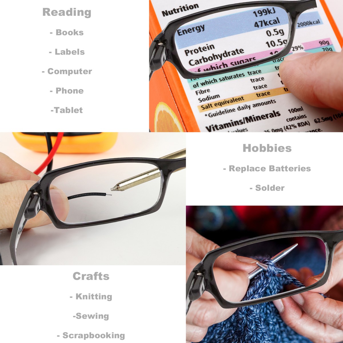 Performance Levels Occhiali Da Lettura GUNNAR VERTEX 2,5 - Lenti Giallo Ambra, Montatura Nera Onice, Per Computer Gunnar Lettore Vertex Nero Onice - Foto 9