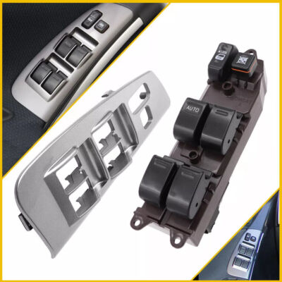 SET  Fits 03~08 TOYOTA MATRIX DRIVER MASTER POWER WINDOW SWITCH CONTROL + BEZEL