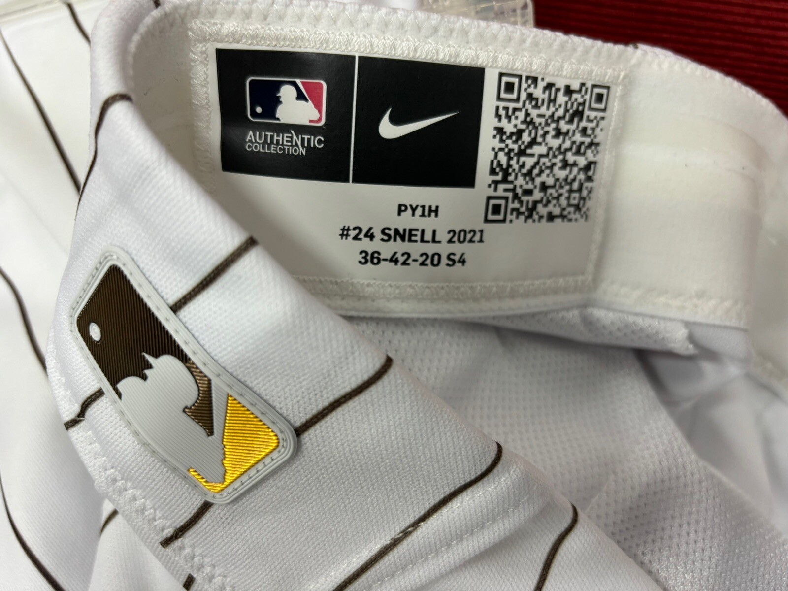 San Diego Padres Blake Snell Pinstripes Game Used Baseball Pants 36x20 Knickers eBay