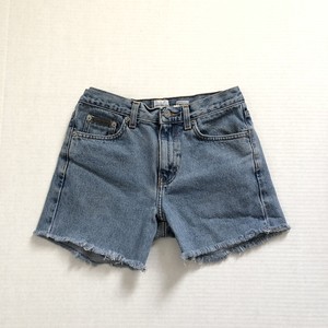 high waisted denim cutoff shorts
