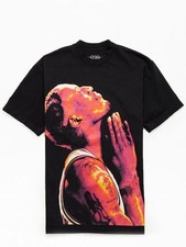 Vintage Dennis Rodman Graphic Black Unisex T-shirt Medium