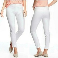 Old Navy Pixie Women's White Pants Size 8 Stretch