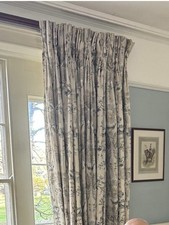 Beautiful Sissinghurst Eau De Nil Linen Curtains W540 D323