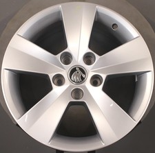 1x Alufelge 16 Zoll Skoda Superb 3V 6,5Jx16 ET41 3V0601025AC (5)