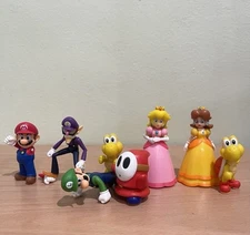 Jakks Pacific World of Nintendo Super Mario 2.5" action figures lot LUIGIII