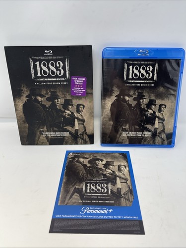 1883: A Yellowstone Origin Story (Blu-ray) Slipcover EUC Tested! 3 Disc Edition - Picture 2 of 6