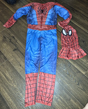 Marvel Spider-Man Boys Costume Child M Jumpsuit w/ Mask Red/Blue Polyester