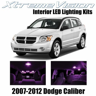 XtremeVision Interior LED for Dodge Caliber 2007-2012 (6 PCS) Pink