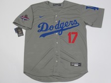 Shohei Ohtani 17 L.A. Dodgers 2024 World Series Champions Jersey Gray