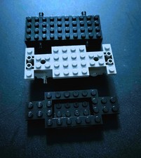 LEGO CAR BASE PLATES SET OF THREE BLACK & GRAY 