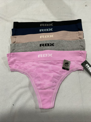 RBX Women s 5 Pack Thong Underwear Size S 