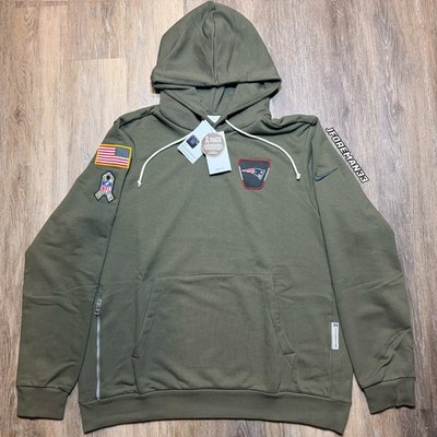 Nike New England Patriots Salute to Service Hoodie Authentic Standard Issue 2025