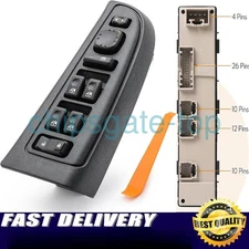 Front Driver Door Window Control Switch Fit For GMC Sierra 2003-2007 15883323