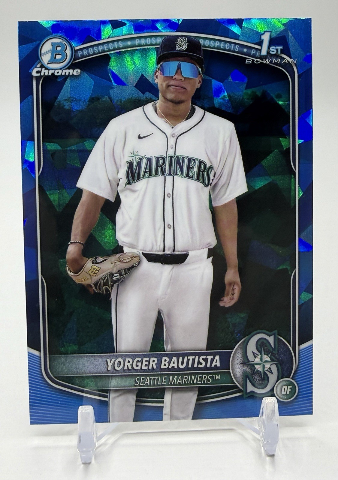 Yorger Bautista 2025 Bowman Chrome Sapphire Mariners Prospect 1st Bowman